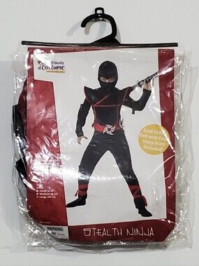 California Costumes Kids Stealth Ninja Costume - Black and Red